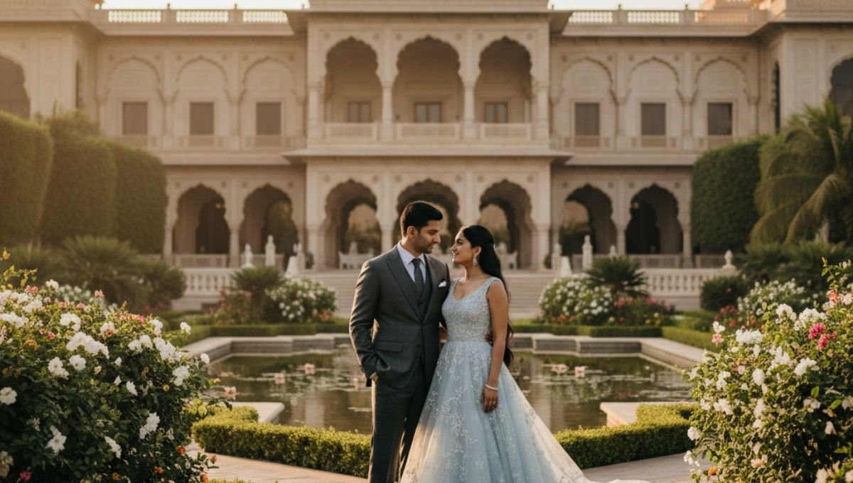 लक्झरी रिसॉर्टमध्ये प्री-वेडिंग